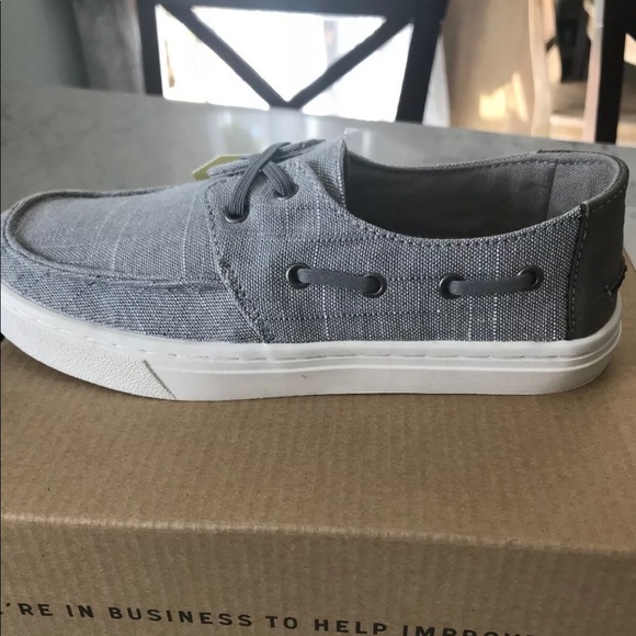 Toms Other - New Culver Toms Grey Textured Chambray